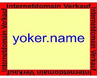 yoker.name, diese  Domain ( Internet ) steht zum Verkauf!